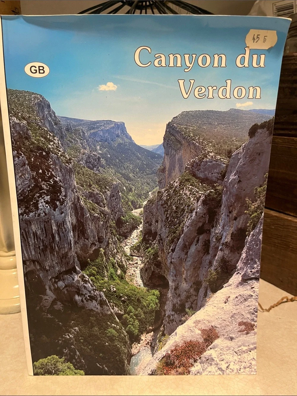 Canyon du Verdon Scenic Wall Art Print - Blue & Green